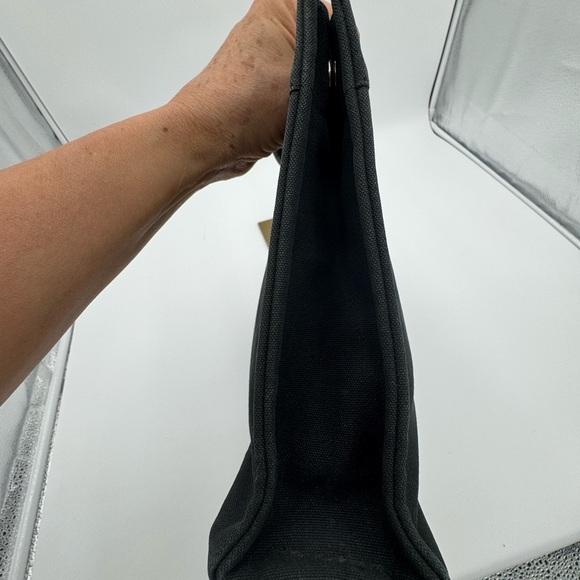 Authentic "HERMES" Fourre Tout Tote Bag Gray Canvas - Picture 10 of 15